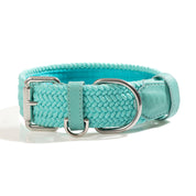 COLLAR PARA PERRO TRENZADO - CLOE AQUA